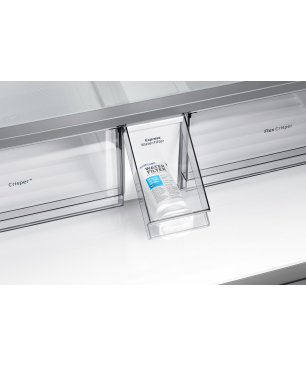 SAMSUNG RF65A977FSR/EF French Door (F, 1825 mm hoch, Edelstahl/Edelstahl Look)