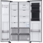 SAMSUNG RH68B8521S9/EG Side-by-Side (E, 1780 mm hoch, Edelstahl Look/Urban Silver)