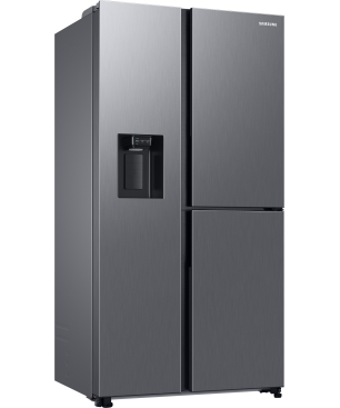 SAMSUNG RH68B8521S9/EG Side-by-Side (E, 1780 mm hoch, Edelstahl Look/Urban Silver)