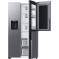 SAMSUNG RH68B8521S9/EG Side-by-Side (E, 1780 mm hoch, Edelstahl Look/Urban Silver)