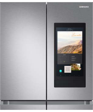 SAMSUNG RF65A977FSR/EF French Door (F, 1825 mm hoch, Edelstahl/Edelstahl Look)