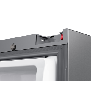 SAMSUNG RF65A977FSR/EF French Door (F, 1825 mm hoch, Edelstahl/Edelstahl Look)