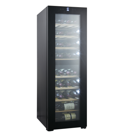 CAVIN Northern Collection 39 Black Weinkühlschrank (EEK G, Schwarz)