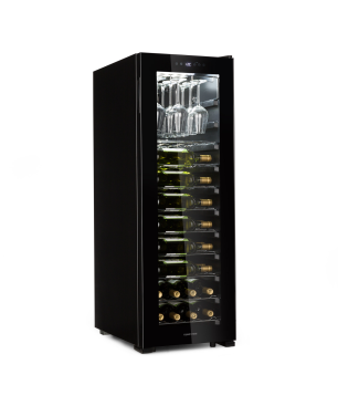 KLARSTEIN Bellevin 62 Weinkühlschrank (EEK G, Schwarz)