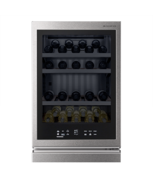LG SIGNATURE LSR200W LG SIGNATURE Weinkühlschrank/Kühlgefrierkombination (EEK E, Edelstahl)