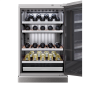 LG SIGNATURE LSR200W LG SIGNATURE Weinkühlschrank/Kühlgefrierkombination (EEK E, Edelstahl)
