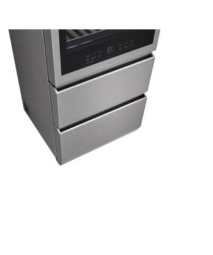 LG SIGNATURE LSR200W LG SIGNATURE Weinkühlschrank/Kühlgefrierkombination (EEK E, Edelstahl)