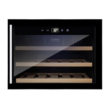 CASO 628 WineSafe 18 EB Weinklimaschrank (EEK G, Schwarz)