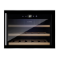 CASO 628 WineSafe 18 EB Weinklimaschrank (EEK G, Schwarz)