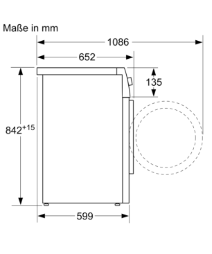 BOSCH WTW875W0 Trockner (8,0 kg , A+++)