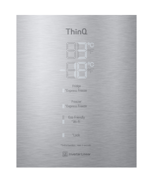 LG GBB92STABP Kühlgefrierkombination (B, 137 kWh, 2030 mm hoch, Premium Stainless Steel)