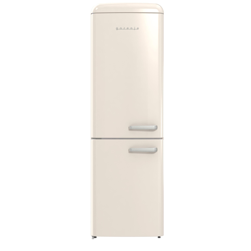 GORENJE ONRK 619 DC-L Gorenje Retro Collection Kühl- / Gefrierkombination (D, 192,0 kWh, 1940 mm hoch, Creme)