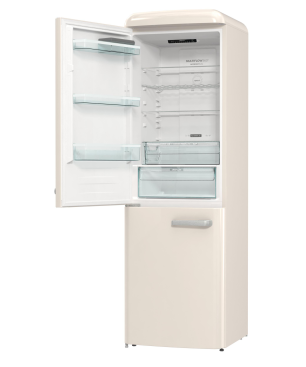 GORENJE ONRK 619 DC-L Gorenje Retro Collection Kühl- / Gefrierkombination (D, 192,0 kWh, 1940 mm hoch, Creme)