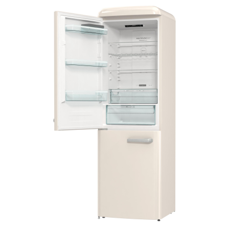 GORENJE ONRK 619 DC-L Gorenje Retro Collection Kühl- / Gefrierkombination (D, 192,0 kWh, 1940 mm hoch, Creme)