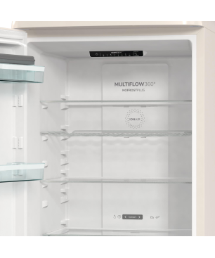 GORENJE ONRK 619 DC-L Gorenje Retro Collection Kühl- / Gefrierkombination (D, 192,0 kWh, 1940 mm hoch, Creme)
