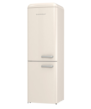 GORENJE ONRK 619 DC-L Gorenje Retro Collection Kühl- / Gefrierkombination (D, 192,0 kWh, 1940 mm hoch, Creme)