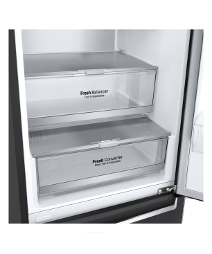 LG GBB92MCABP Serie 9 Kühlgefrierkombination (B, 137 kWh, 2030 mm hoch, Matte Black)