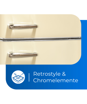 EXQUISIT RKGC250-70-H-160E magnolienweiss Kühl- und Gefrierkombination (E, 1830 mm hoch, Magnolienweiß)