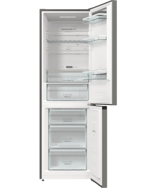 GORENJE NRC6194SXL4 Kühlgefrierkombination (C, 165 kWh, 1850 mm hoch, Grau metallic strukturiert)