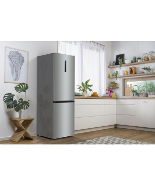 GORENJE NRC6194SXL4 Kühlgefrierkombination (C, 165 kWh, 1850 mm hoch, Grau metallic strukturiert)
