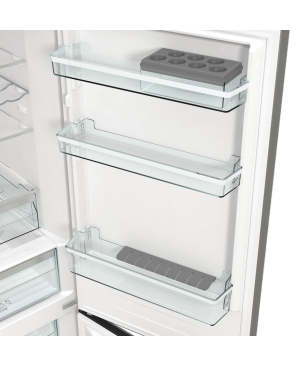 GORENJE NRC6194SXL4 Kühlgefrierkombination (C, 165 kWh, 1850 mm hoch, Grau metallic strukturiert)