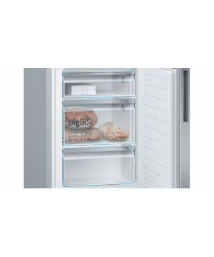 BOSCH KGE364LCA Serie 6 Kühlgefrierkombination (C, 149 kWh, 1860 mm hoch, Inox-look)