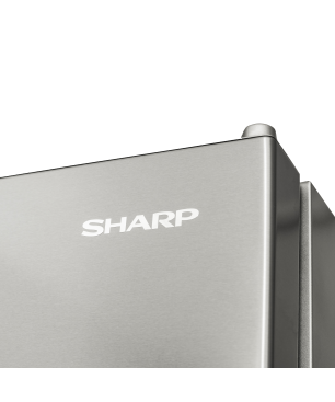 SHARP SJ-BA20IEXIC-EU Kühlgefrierkombination (C, 160 kWh, 2010 mm hoch, Edelstahl)