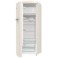 GORENJE ORB615DC-L Retro Collection Kühlschrank (126,2 kWh/Jahr, D, 1525 mm hoch, Helles Beige) GORENJE ORB615DC-L Retro Collection Kühlschrank (126,2 kWh/Jahr, D, 1525 mm hoch, Helles Beige)