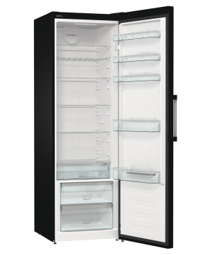 GORENJE R619DABK6 Gorenje Advanced Line Kühlschrank (98,0 kWh/Jahr, D, 1850 mm hoch, Schwarz)