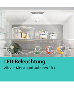 SIEMENS KI41RADD1 iQ500 Einbaukühlschrank (D, 1221 mm hoch, Weiß)