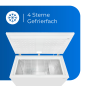 EXQUISIT GT320-030D weiss Gefriertruhe (D, 232,50 kWh/Jahr, 300 Liter, 850 mm hoch)