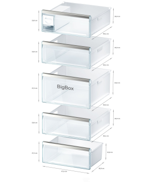 BOSCH GSN58AWDV Gefrierschrank (D, 366 Liter, 1910 mm hoch)