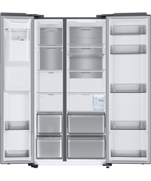 SAMSUNG RS6GA854CSL/EG Side by Side (C, 1780 mm hoch, Edelstahl Look/Silber)