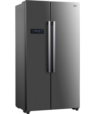 BEKO GNO4331XPN Side-by-Side (E, 1770 mm hoch, Edelstahl-Look)