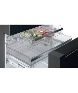 SIEMENS KF96RSBEA iQ700 French Door (E, 1830 mm hoch, Schwarz)