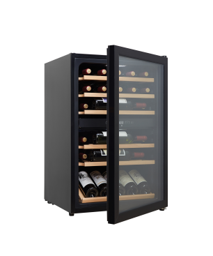 CAVIN Polar Collection 51 Black Weinkühlschrank (EEK G, Schwarz)