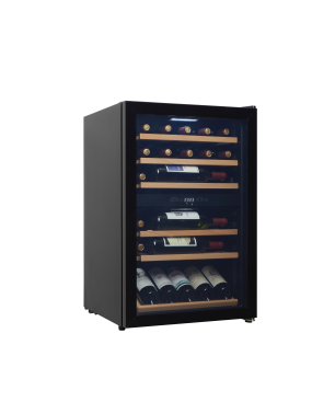 CAVIN Polar Collection 51 Black Weinkühlschrank (EEK G, Schwarz)