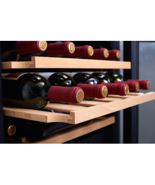 CAVIN Polar Collection 51 Black Weinkühlschrank (EEK G, Schwarz)