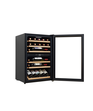 CAVIN Polar Collection 51 Black Weinkühlschrank (EEK G, Schwarz)