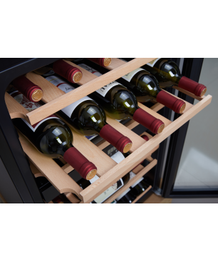 CAVIN Polar Collection 51 Black Weinkühlschrank (EEK G, Schwarz)