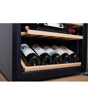 CAVIN Polar Collection 51 Black Weinkühlschrank (EEK G, Schwarz)
