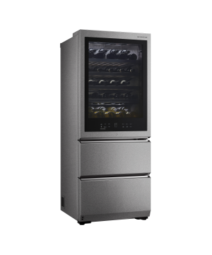 LG SIGNATURE LSR200W LG SIGNATURE Weinkühlschrank/Kühlgefrierkombination (EEK E, Edelstahl)
