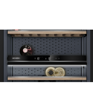 SIEMENS KW36KATGA Weinkühlschrank (EEK G, Schwarz)