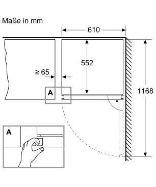 SIEMENS KW36KATGA Weinkühlschrank (EEK G, Schwarz)