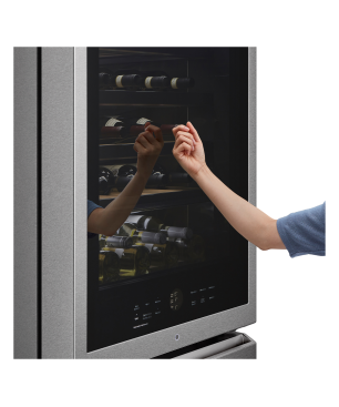 LG SIGNATURE LSR200W LG SIGNATURE Weinkühlschrank/Kühlgefrierkombination (EEK E, Edelstahl)