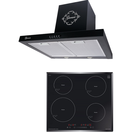 GURARI GCH F 461 BL 6+ KCT 6705, Dunstabzugshaube (60 cm breit)