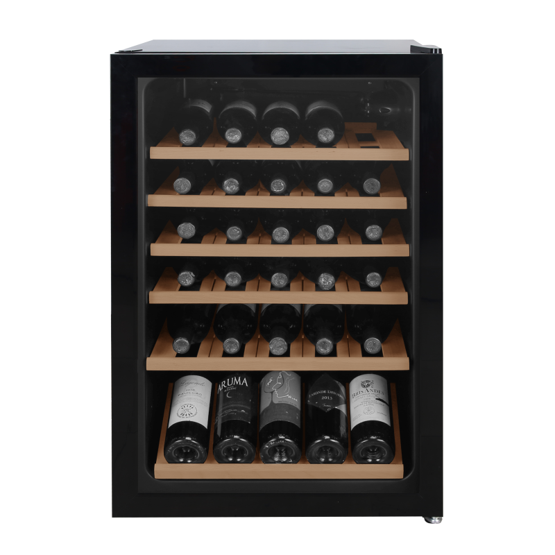 CAVIN Polar Collection 49 Black Weinkühlschrank (EEK F, Schwarz)