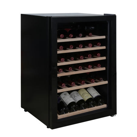CAVIN Polar Collection 49 Black Weinkühlschrank (EEK F, Schwarz)
