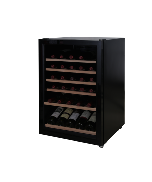 CAVIN Polar Collection 49 Black Weinkühlschrank (EEK F, Schwarz)
