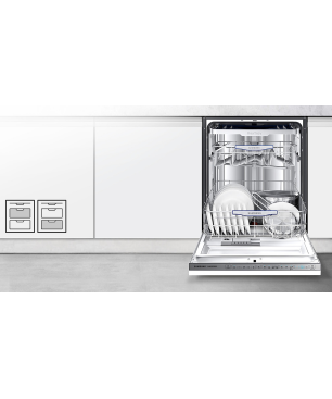SAMSUNG DW 60 M 6050 FS/EC Lavavajillas Libre Instalación (freistehend (Besteckschublade, 166,37 cm breit, 44 dB (A), E)